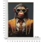 MALOWANY OBRAZ NA PŁÓTNIE Lakierowany MONKY z RAMĄ 52,5x2,8x72,5 cm